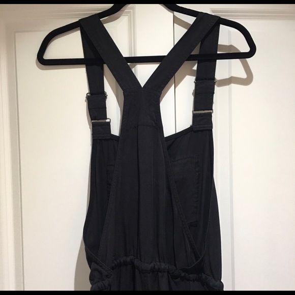 Aritiza Wilfred Cropped Black overalls - Picture 2 of 5